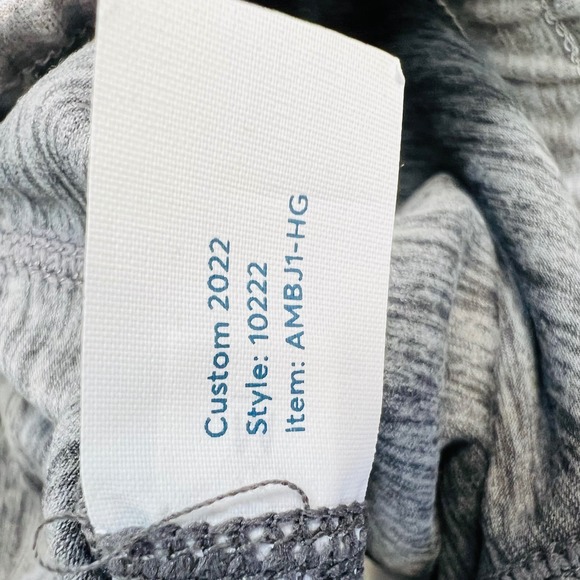 Marine Layer Men's Heathered Charcoal Jogger Pants Size Medium Elastic Waist - Picture 10 of 12